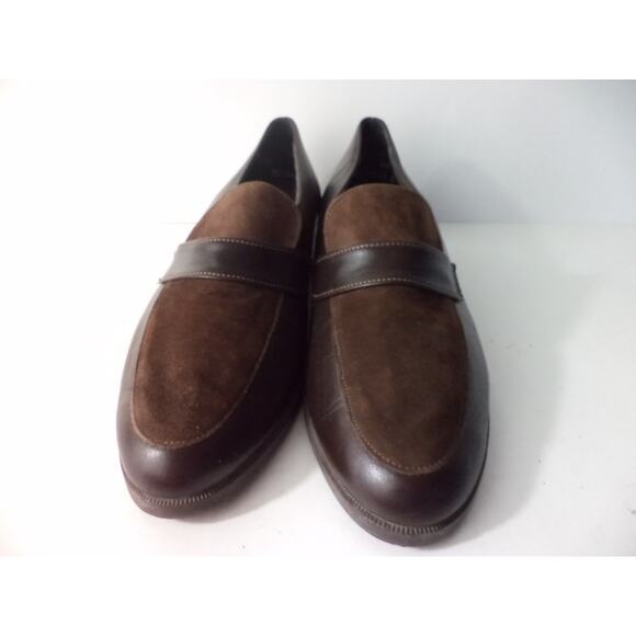 MUNRO SPORT US Womens 7.5M Brown Smooth & Suede Loafer Shoe USA - Picture 2 of 8